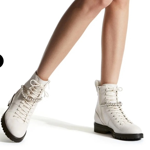 NEW Jimmy Choo Cruz Combat Boots - Picture 6 of 16